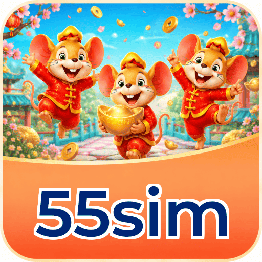 Logo 55sim Telegram Canal Oficial